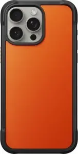 Mobile phone cover Nomad Rugged Case for iPhone 15 Pro Max, 6.7" (17 cm), orange, TPU/PC/Aluminium