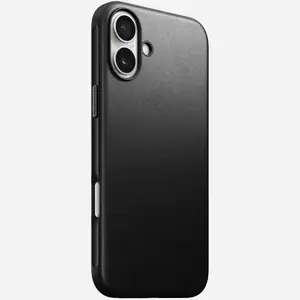 Mobile phone case Nomad NM01699385 Cover for Apple iPhone 16 Plus 6.7" Black — Leather, TPU, PC, Microfibre, Aluminium