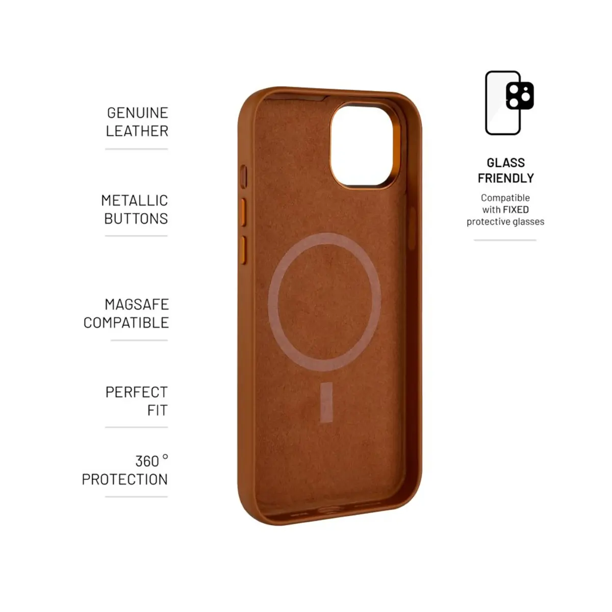 FIXED MagLeather leather case for iPhone 15 Photo 5