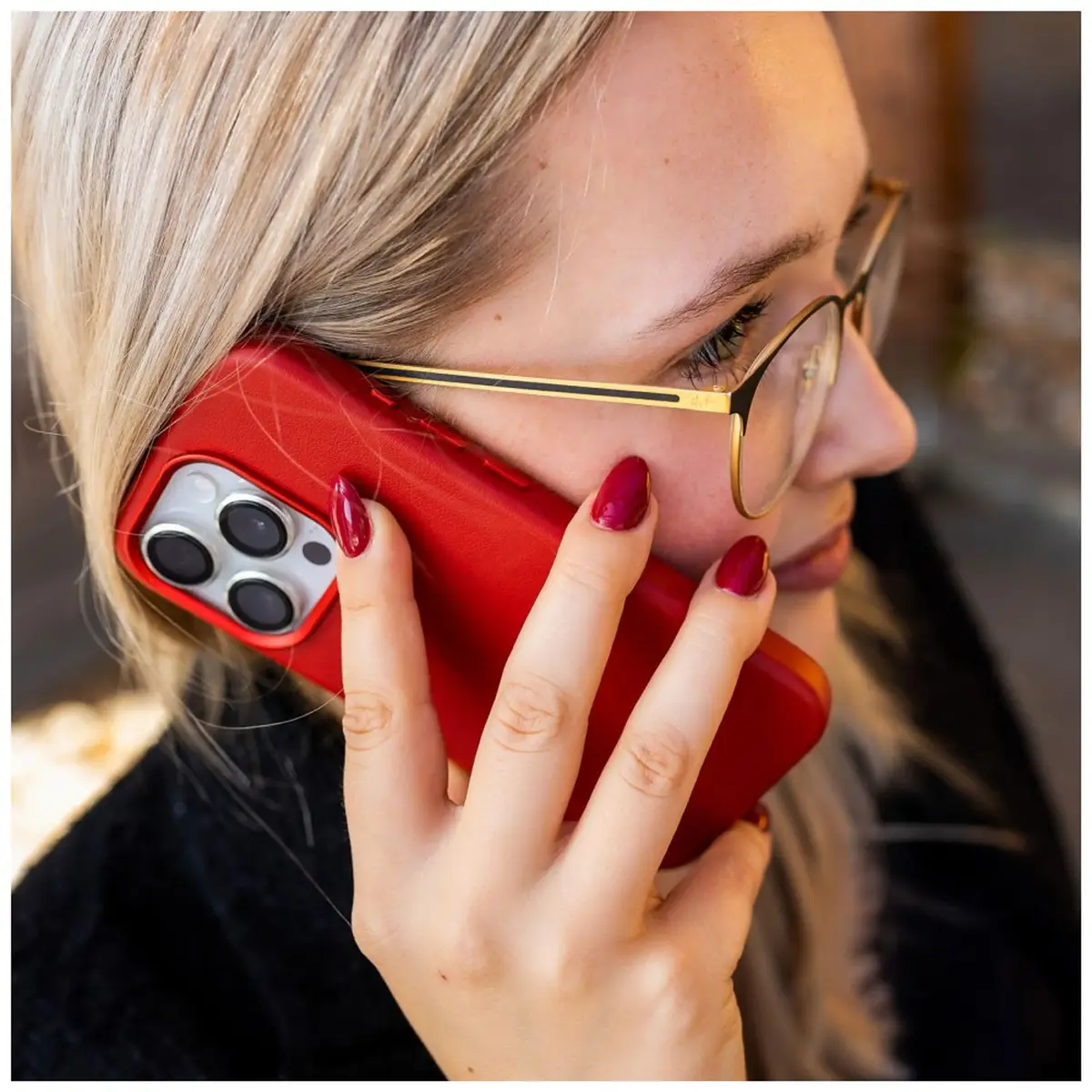 Leather case FIXED MagLeather for iPhone 15 Plus Photo 9
