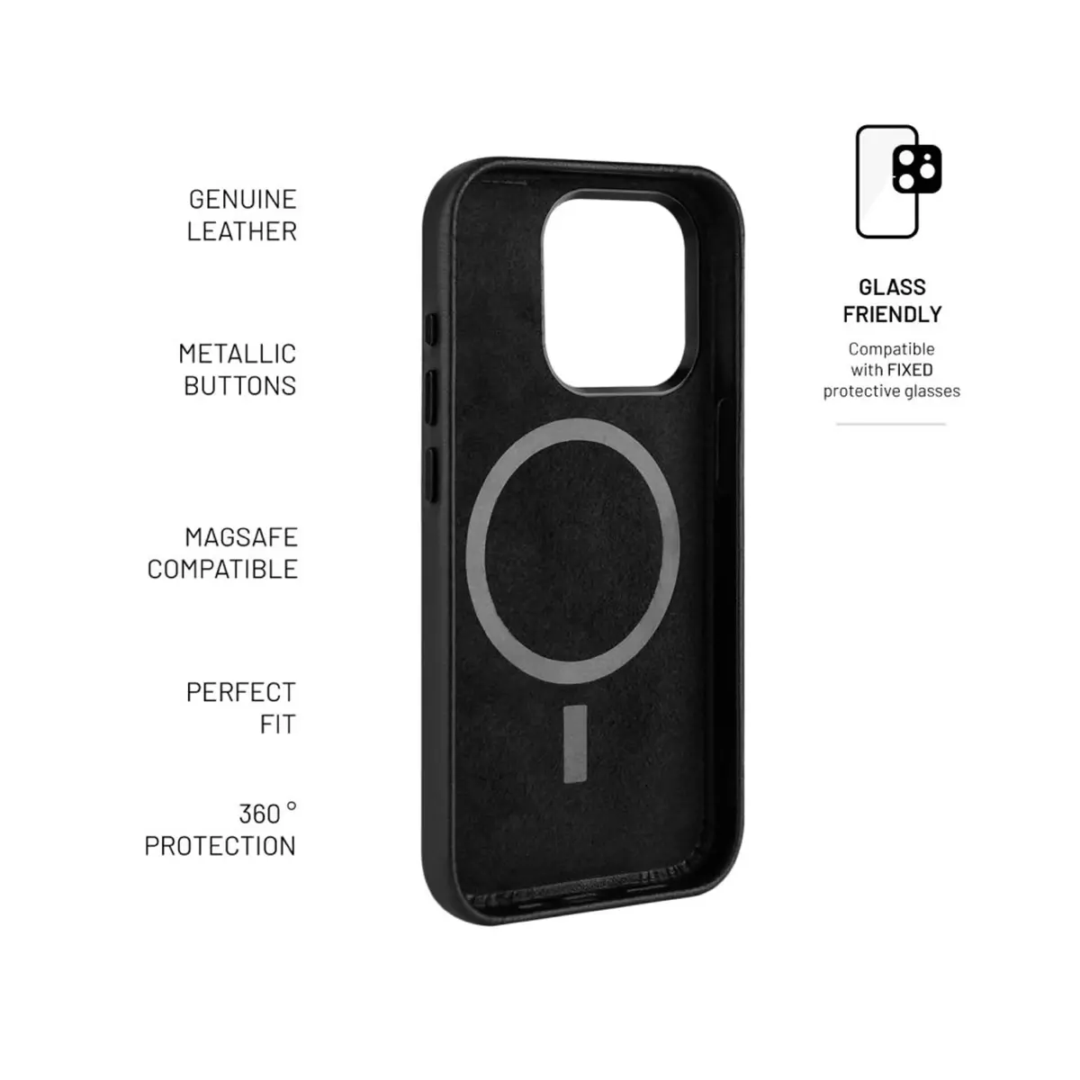 Leather cover FIXED MagLeather for iPhone 15 Pro Max Photo 5