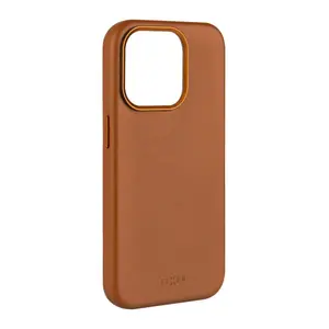 Leather phone case FIXED MagLeather for Apple iPhone 15 Pro Max, brown