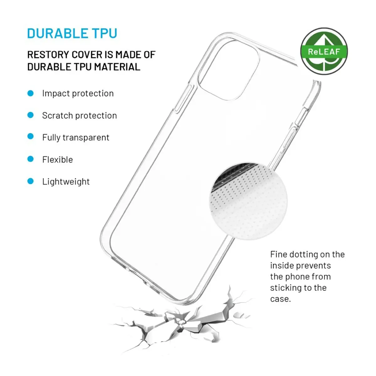 FIXED ReStory AntiUV TPU Back Cover for iPhone 12 / 12 Pro Photo 5