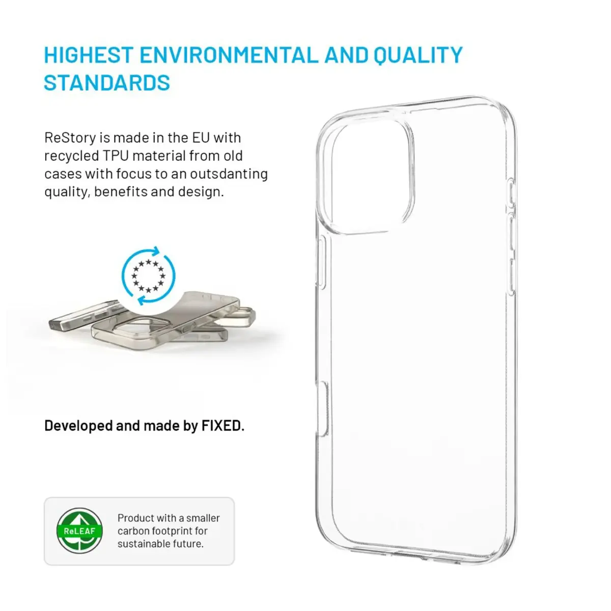 TPU Back Cover FIXED ReStory for iPhone 16 Pro Max Photo 2