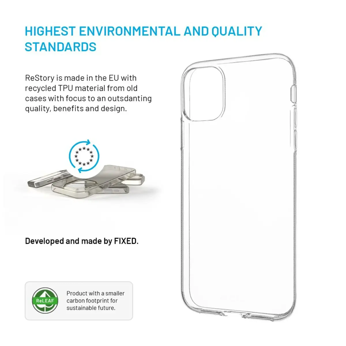 FIXED ReStory AntiUV TPU back cover for iPhone 11 Photo 2