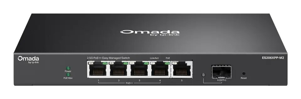 TP-Link ES206XPP-M2 Pārvaldāms L2 tīkla komutators