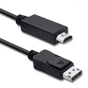 QOLTEC DisplayPort v1.2 male to HDMI male adapter cable, 5K resolution, 1 m