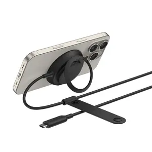Сетевое зарядное устройство Belkin WIA014HQBK — для смартфонов и наушников, USB, беспроводная и быстрая зарядка, кабель 2 м, чёрное