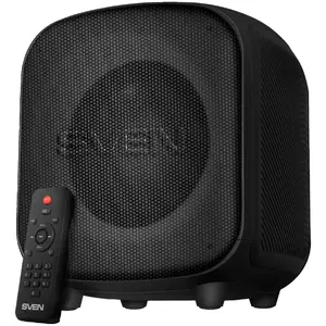 Портативная акустика SVEN PS-555 — 65 Вт RMS, Bluetooth, TWS, USB, microSD, пульт, литиевый аккумулятор, чёрный