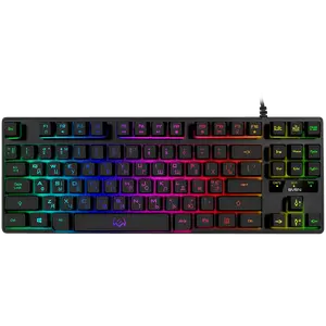 Mechanical-style gaming keyboard SVEN KB-G7400 — 87 keys, 12 Fn functions, backlight