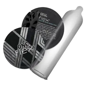 Condoms ONE Flex x 10 — Graphene thin latex, 180 mm length, 54 mm nominal width