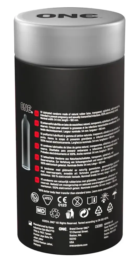 Презервативы ONE Flex x 10 — 180 мм, 54 мм Photo 7