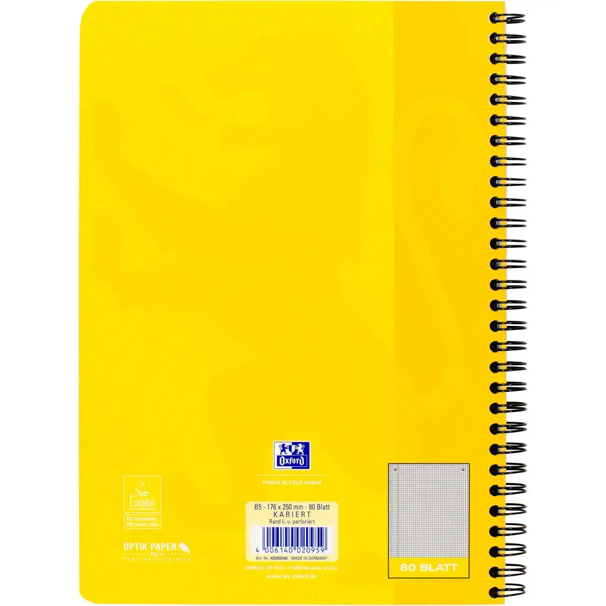 Klade Oxford 400123150 B5 80 lapas Photo 8