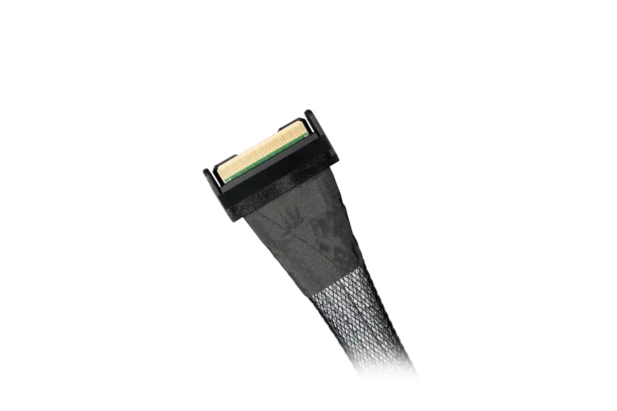 Кабель icy dock MB413L-B — MCIO x8 на 2× MCIO x4 Photo 2