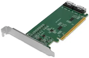 Adapter Icy Dock MB308A 2x SlimSAS 8i to PCIe with redriver
