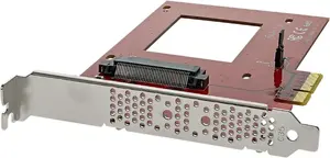 Icy Dock MB411V4PO-2B NVMe SSD adapteris 1x U.2/U.3 PCIe 4.0 uz OCuLink Slim