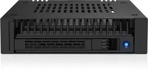 Diska ligzdas adapteris icy dock MB741V4P-B — PCIe 4.0 NVMe U.2/U.3 uz MCIO 1x 3.5"