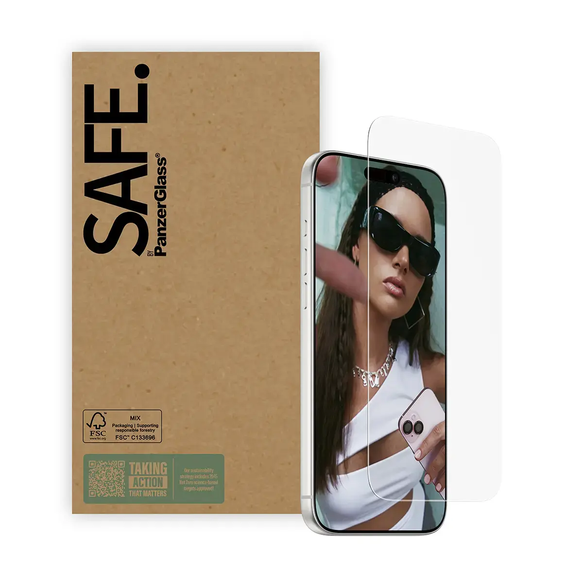 PanzerGlass SAFE. by ® защитное стекло для iPhone 17/16 Pro Max Photo 5
