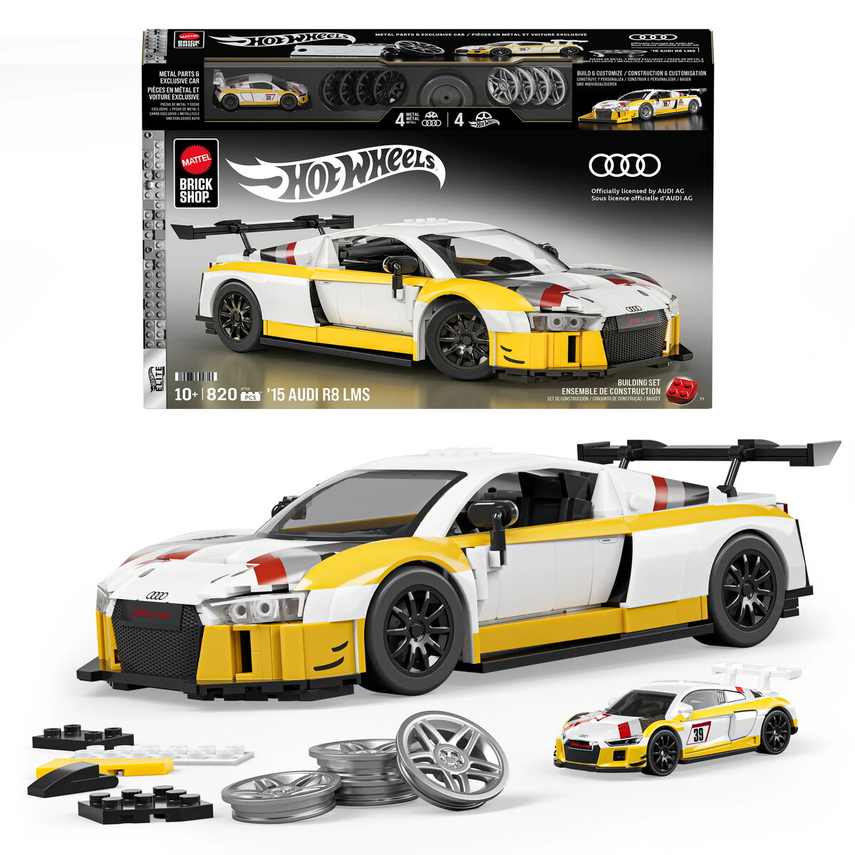 Konstruktors MATTEL Brick Shop Hot Wheels