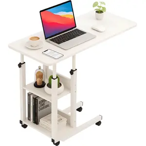 Mobile projector and laptop cart Mozos BLD-WH on wheels — mobile stand for projector, laptop, computer