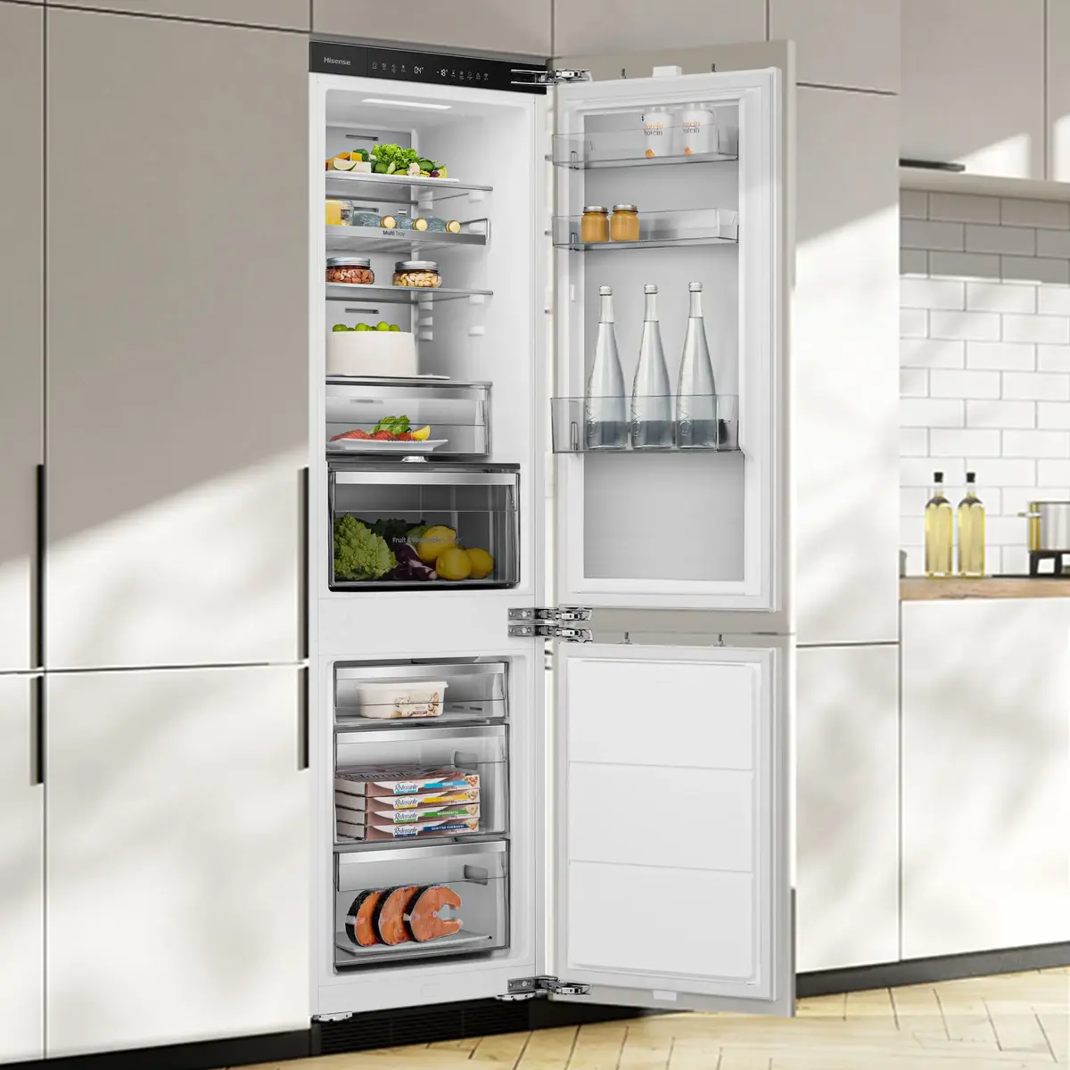 Hisense RB3B280SAWE встраиваемый холодильник Photo 2