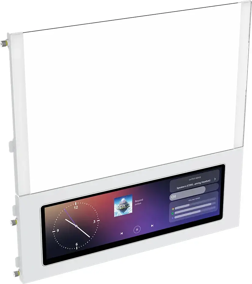 CORSAIR FRAME 4000D LCD RS ARGB Midi Tower White Photo 2
