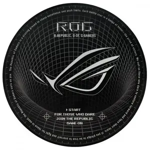 Коврик для пола Asus ROG Cosmic Mat II OS111, круглый диаметр 117 см для кресла геймерского/офисного
