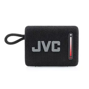 Portable speaker JVC XS-E114B, IPX6 waterproof, Bluetooth 5.3, 5 W RMS, 2000 mAh battery, FM radio, TWS, black