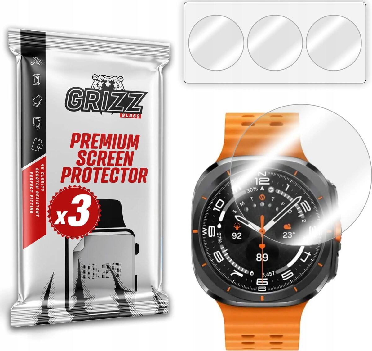 Aizsargplēve GrizzGlass Hydrofilm priekš Samsung Galaxy