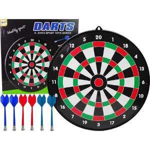 Magnetic Dartboard Set LEANToys 6 Pieces — magnetic darts and target board (model 516169)