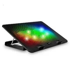 Laptop cooling pad Evolveo A101RGB with 2 fans and RGB backlight