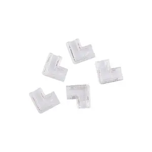 Угловой коннектор для LED-ленты LEMLUX COBCON-8-Lx5 для лент 8 мм, набор 5 шт.