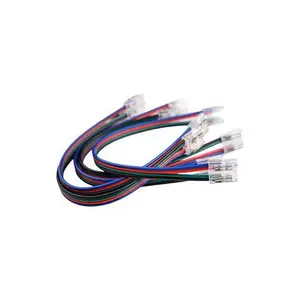 Разъём для светодиодной ленты с проводом 10 мм, RGB, 5 шт — LEMLUX COBCON-10-RGB-15x5