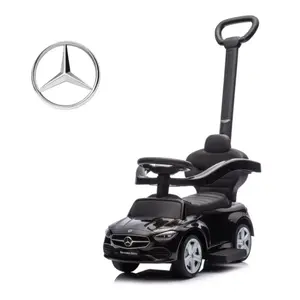 Braucamrūks-ratiņš milly mally Mercedes C-Class Black, modelis 6107