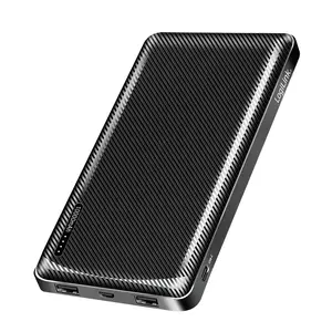 Portable power bank LOGILINK PA0316 10000 mAh, 2x USB-A + 1x USB-C, 12W output, Black
