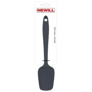 Mini karote 21 cm, silikons, pelēka — Newill