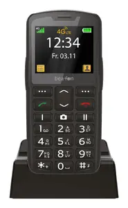 Beafon SL260 LTE 5,59 cm (2.2") 90 g Melns, Sudrabs Tālrunis ar papildiespējām