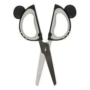 Scissors WEDO 736006 Art & Craft straight cut, single, 130 mm, black/white