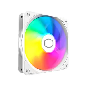 Datora korpusa ventilators Cooler Master MasterFan MF120 Lite ARGB 12 cm Balts
