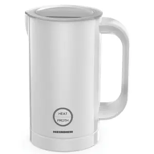Handheld electric milk frother Heinner HMFR-450WH, 100 ml frothing capacity, 450 W, white