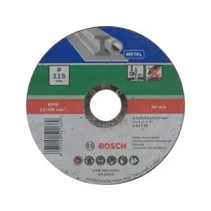 Cutting disc Bosch 2609256314 for metal, diameter 115 mm, 1 pcs