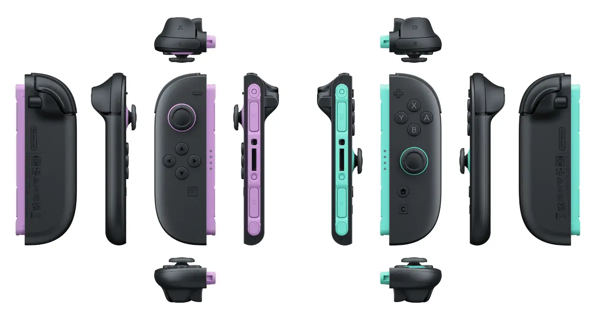 NINTENDO Joy‑Con pults komplekts — gaiši violeta & gaiši zaļa Photo 4