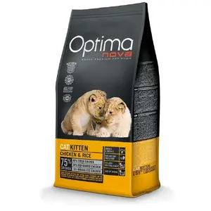 Sausais barības mazulim Optimanova Kitten Chicken & Rice 2 kg