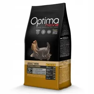 Sausais suņu barība Optimanova Adult Mini Chicken & Potato 2 kg — pieaugušiem mazajiem suņiem
