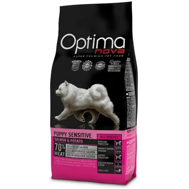 Sausais barības produkts kucēniem Optimanova Puppy