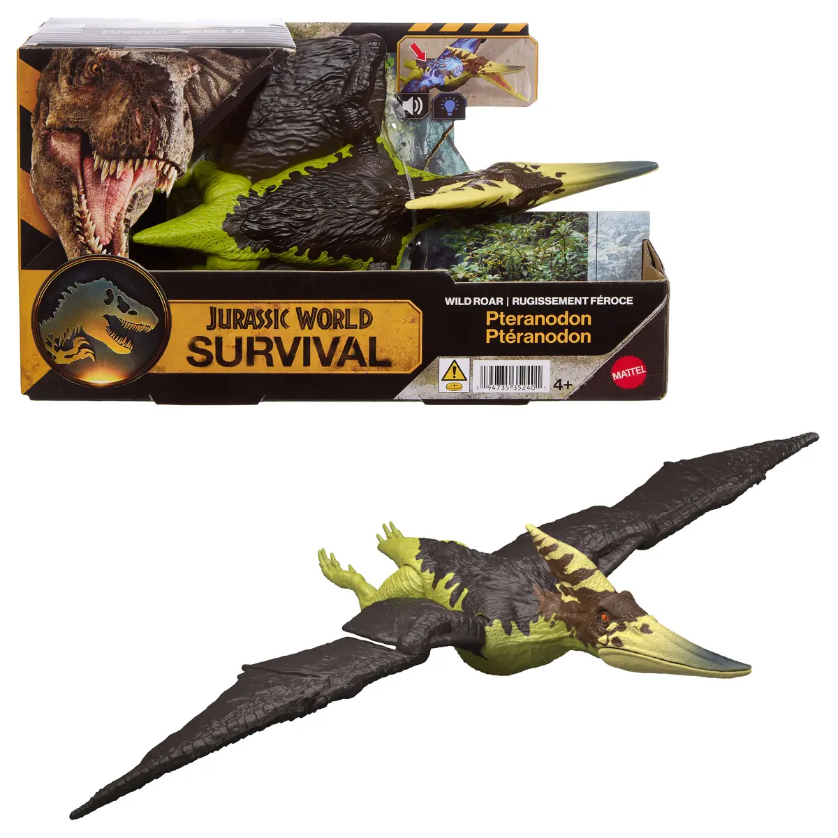MATTEL Jurassic World WILD ROAR Pteranodons