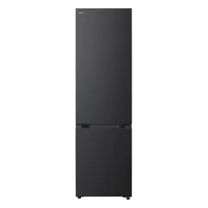 Brīvi stāvošs ledusskapis LG GBBS726CEV — 375 L kopējā, 262 L ledusskapis, 113 L saldētava, No Frost, LED, melns