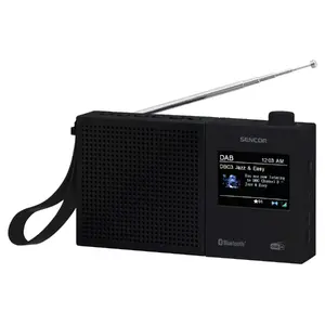 Portable DAB+ Radio SENCOR SRD7790B — 2.4" color display, Bluetooth 5.0, USB, microSD, 1200mAh battery