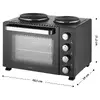 Мини-печь SENCOR SEO2800BK с 2 конфорками Photo 2