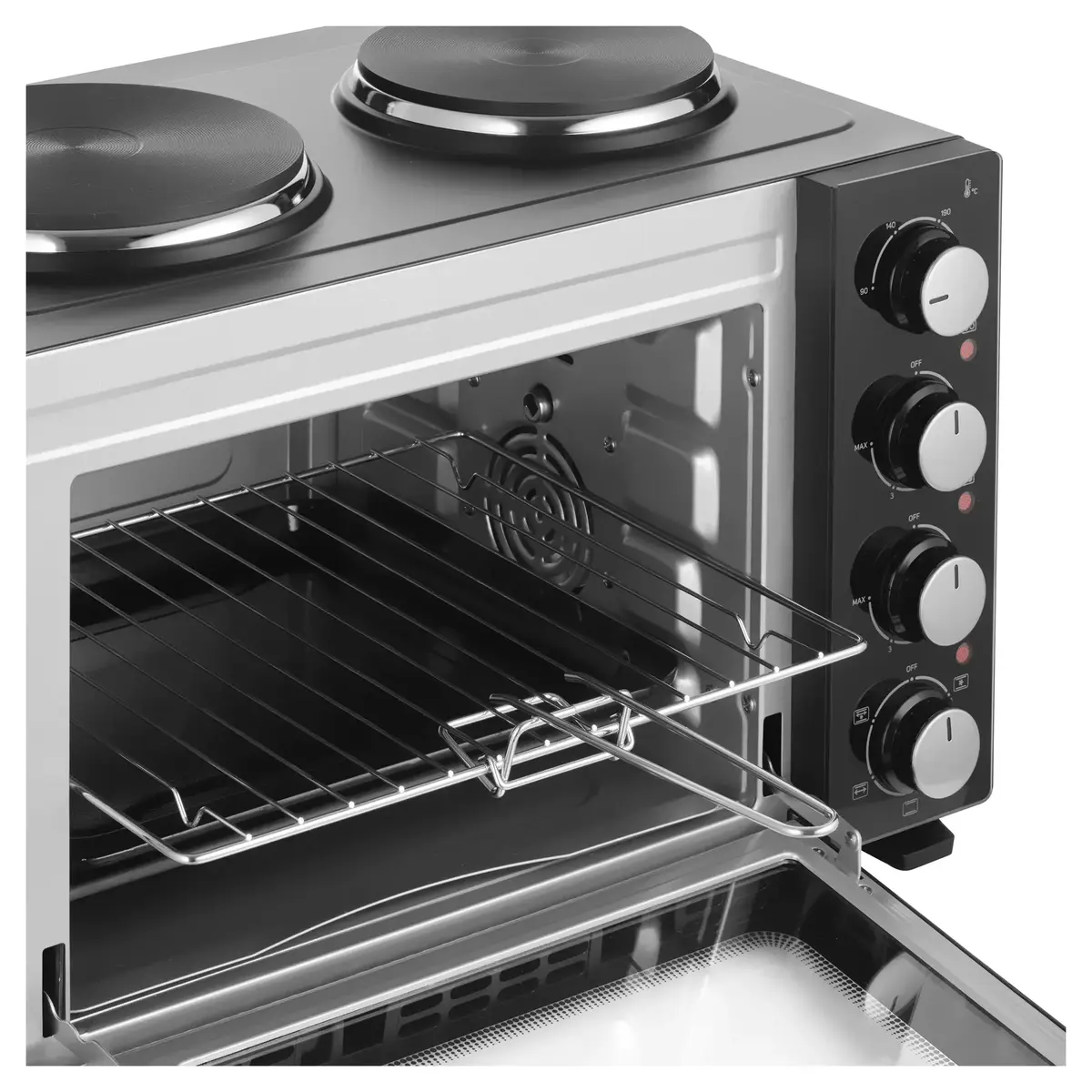 Мини-печь SENCOR SEO3500BK с 2 конфорками Photo 5